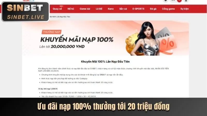 Thưởng nạp tiền hàng ngày AC888 Win